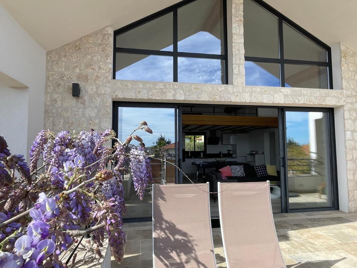 Sublime Haut De Villa Apercu Mer /Hippodrome / Cagnes-sur-Mer Dış mekan fotoğraf