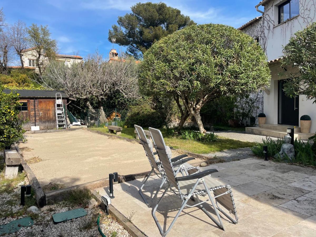 Sublime Haut De Villa Apercu Mer /Hippodrome / Cagnes-sur-Mer Dış mekan fotoğraf