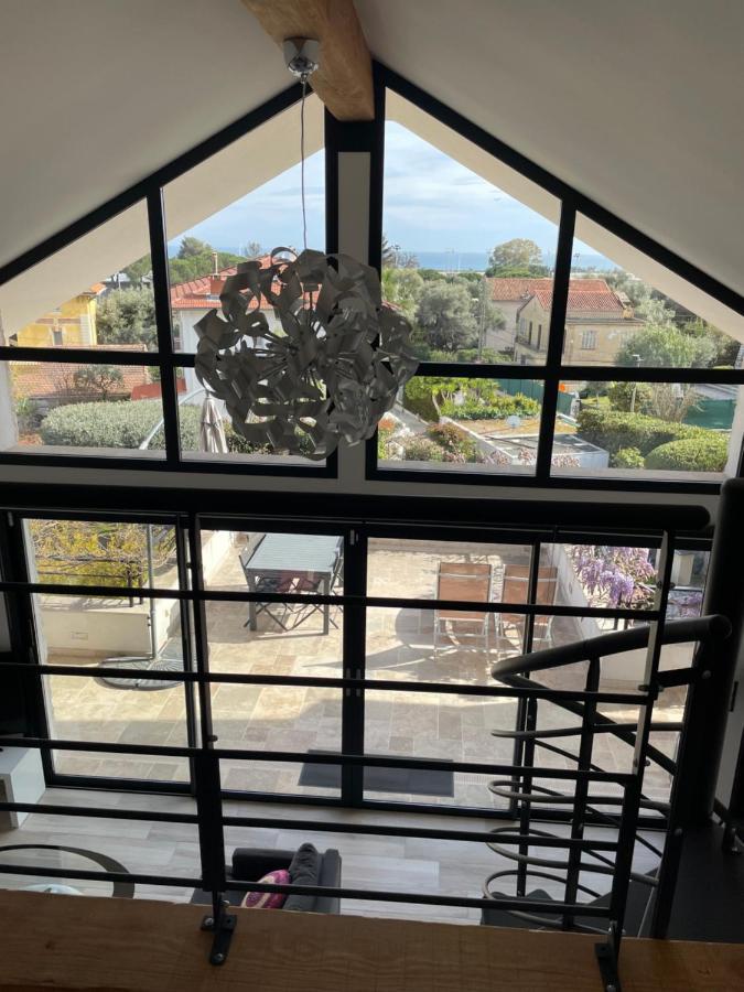 Sublime Haut De Villa Apercu Mer /Hippodrome / Cagnes-sur-Mer Dış mekan fotoğraf