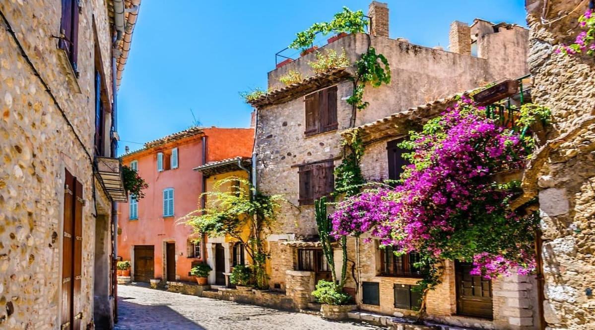 Sublime Haut De Villa Apercu Mer /Hippodrome / Cagnes-sur-Mer Dış mekan fotoğraf